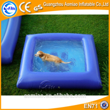 Piscina inflable al por mayor barata con el pato, flotador inflable de la piscina del perro